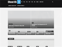 Tablet Screenshot of cheat-xs.com